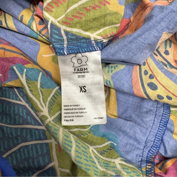 FARM RIO PARROTS PRINT MAXY DRESS SIZE XS - Picture 8 of 9